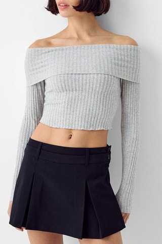 Crop top - Gris