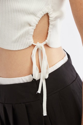 Crop top - Blanc