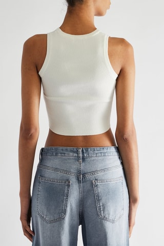 Crop top - Blanc