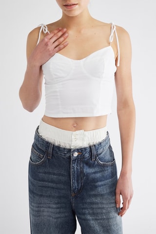 Crop top - Blanc