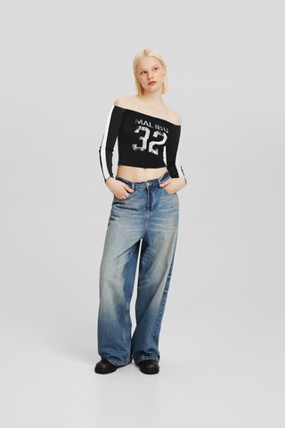 Crop top - Noir
