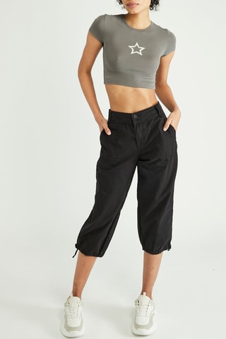 Crop top - Gris