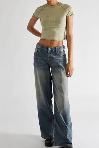 Crop top - Kaki