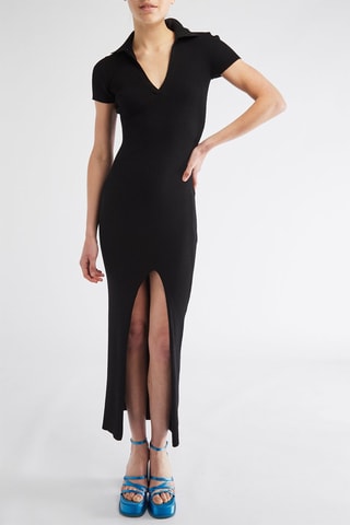 Robe polo - Noir