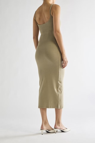 Robe midi - Vert