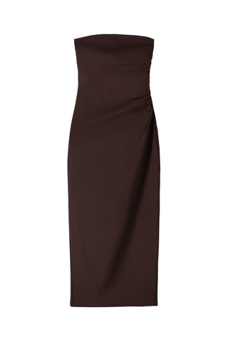 Robe bustier - Marron
