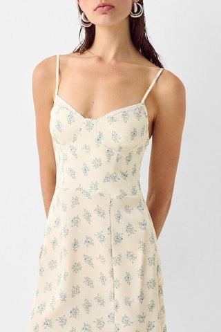 Robe midi - Beige