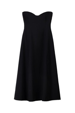 Vestido bustier - Negro