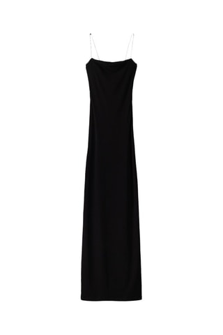 Vestido midi - Negro