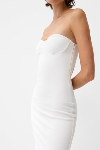 Robe bustier - Ecru