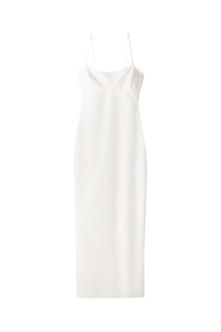 Robe midi - Blanc