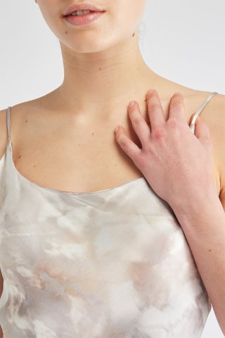 Robe midi - Beige