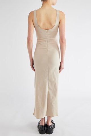 Robe midi - Beige