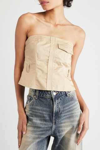 Top bustier - Beige