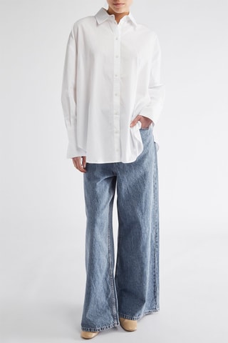 Chemisier oversize - Blanc