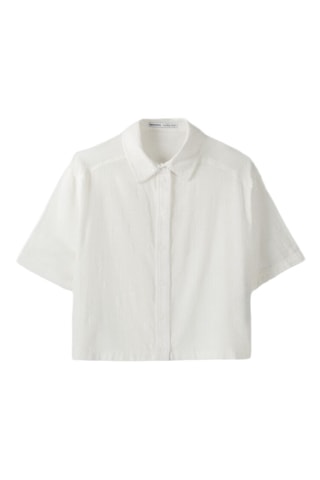 Chemisier court - Blanc