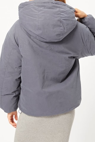 Doudoune à capuche - Gris