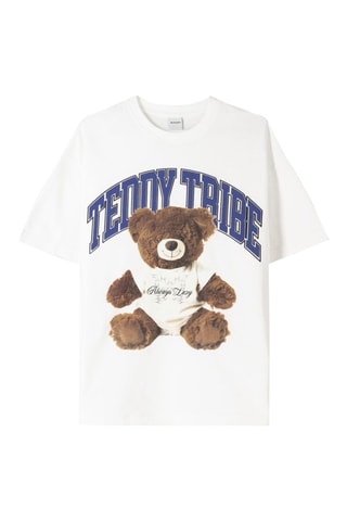 T-shirt oversize - Blanc