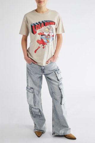 T-shirt Lola et Bugs Bunny Looney Tunes - Beige