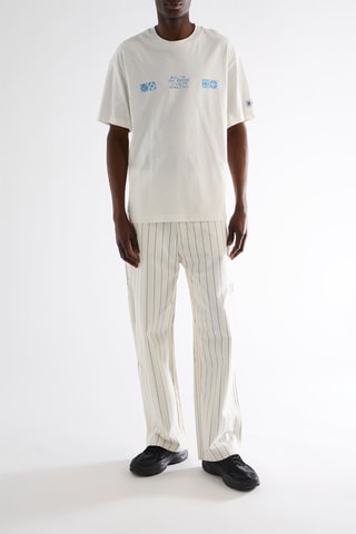 T-shirt relaxed - Blanc