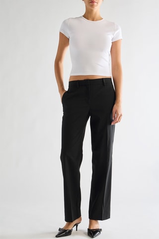 T-shirt cropped - Blanc