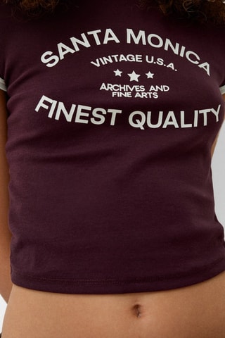 T-shirt cropped - Violet