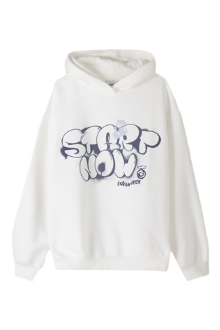Sweat à capuche - Blanc