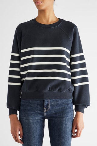 Sweat - Bleu et blanc