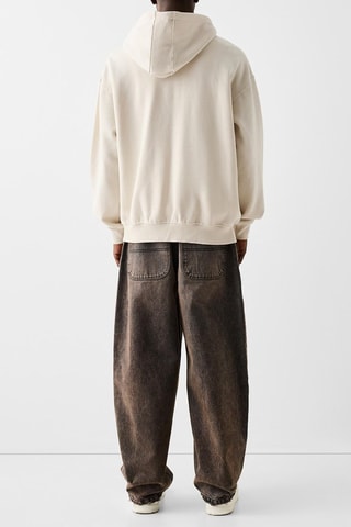 Sweat à capuche - Beige