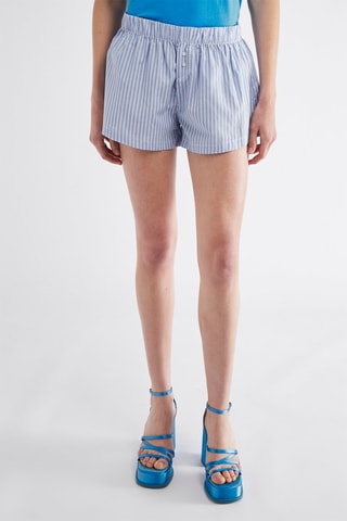 Short - Bleu et blanc