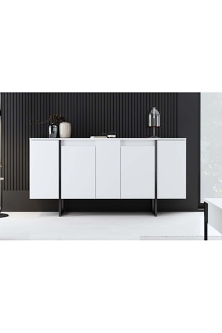 Buffet 4 portes Luxe - 160 x 35 x 80 cm
