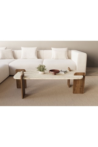 Table basse Leapiri - 120 x 60 x 40 cm