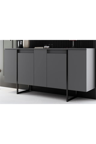 Buffet 4 portes Luxe - 160 x 35 x 80 cm