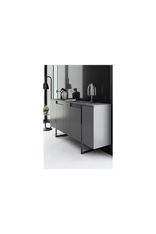 Buffet 4 portes Luxe - 160 x 35 x 80 cm