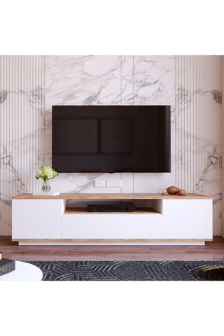 Meuble TV 3 tiroirs Ave - 180 x 44,6 x 44,5 cm