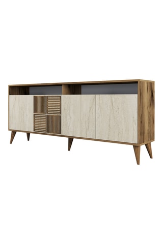 Buffet 4 portes Milan - 180 x 78,6 x 35 cm