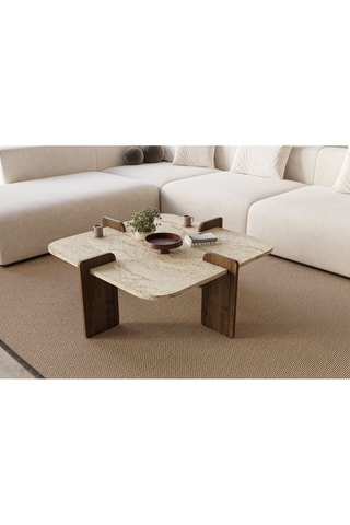 Table basse Poalla - 90 x 90 x 40 cm