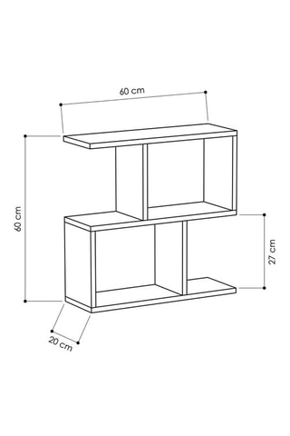 Table d'appoint Mania - 60 x 60 x 20 cm