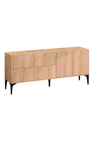 Bahut 6 portes Laika - 180 x 40 x 80 cm