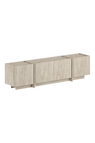 Meuble TV 4 portes Lowen - 180 x 46,2 x 35 cm