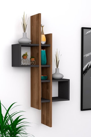 Etagère murale Emse - 53,8 x 19,6 x 108 cm