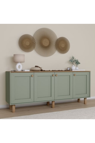 Console 4 portes Bohemian - 180 x 60 x 40 cm