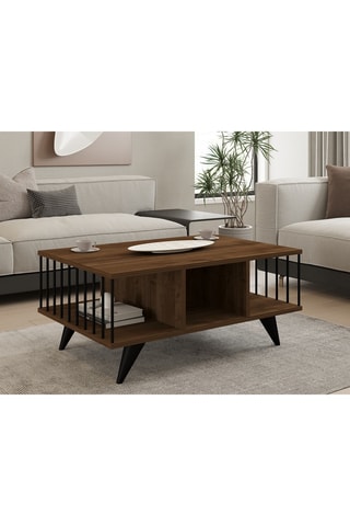 Table basse 2 niches Bert - 900 x 600 x 395 mm