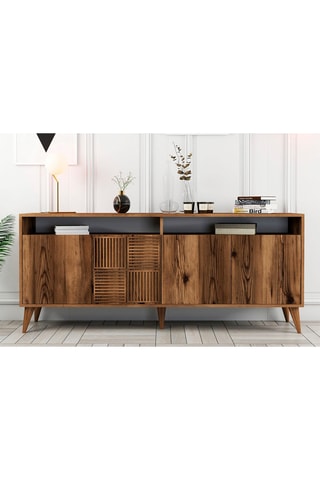 Buffet 4 portes Milan - 180 x 78,6 x 35 cm