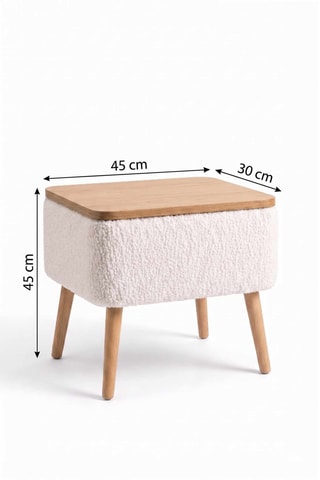 Table de chevet Nivo - 45 x 45 x 30 cm