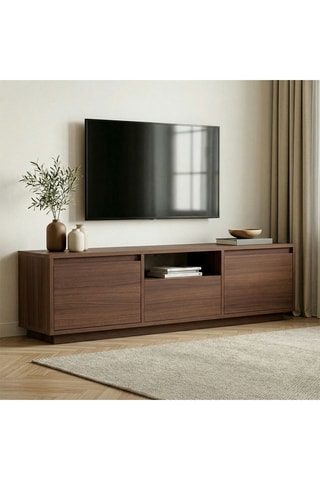 Meuble TV 3 abattants Sentinel - 160 x 42 x 29,5 cm