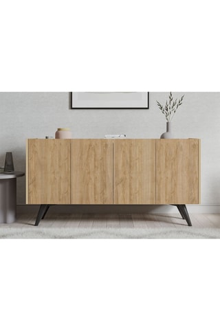 Buffet 4 portes Pekin - 150 x 76 x 40 cm