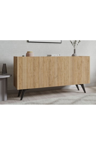 Buffet 4 portes Pekin - 150 x 76 x 40 cm