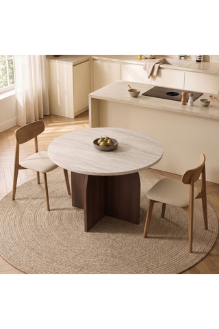 Table à manger Bloom - 110 x 75 x 110 cm