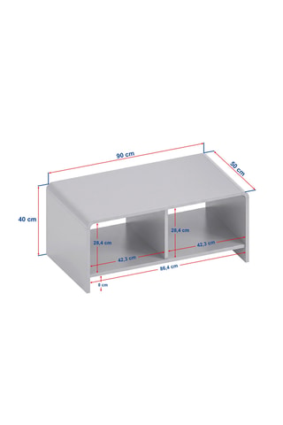 Table basse Porto - 90 x 40 x 50 cm